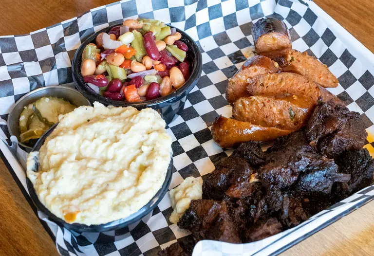 Burnt Ends & Brats Platter